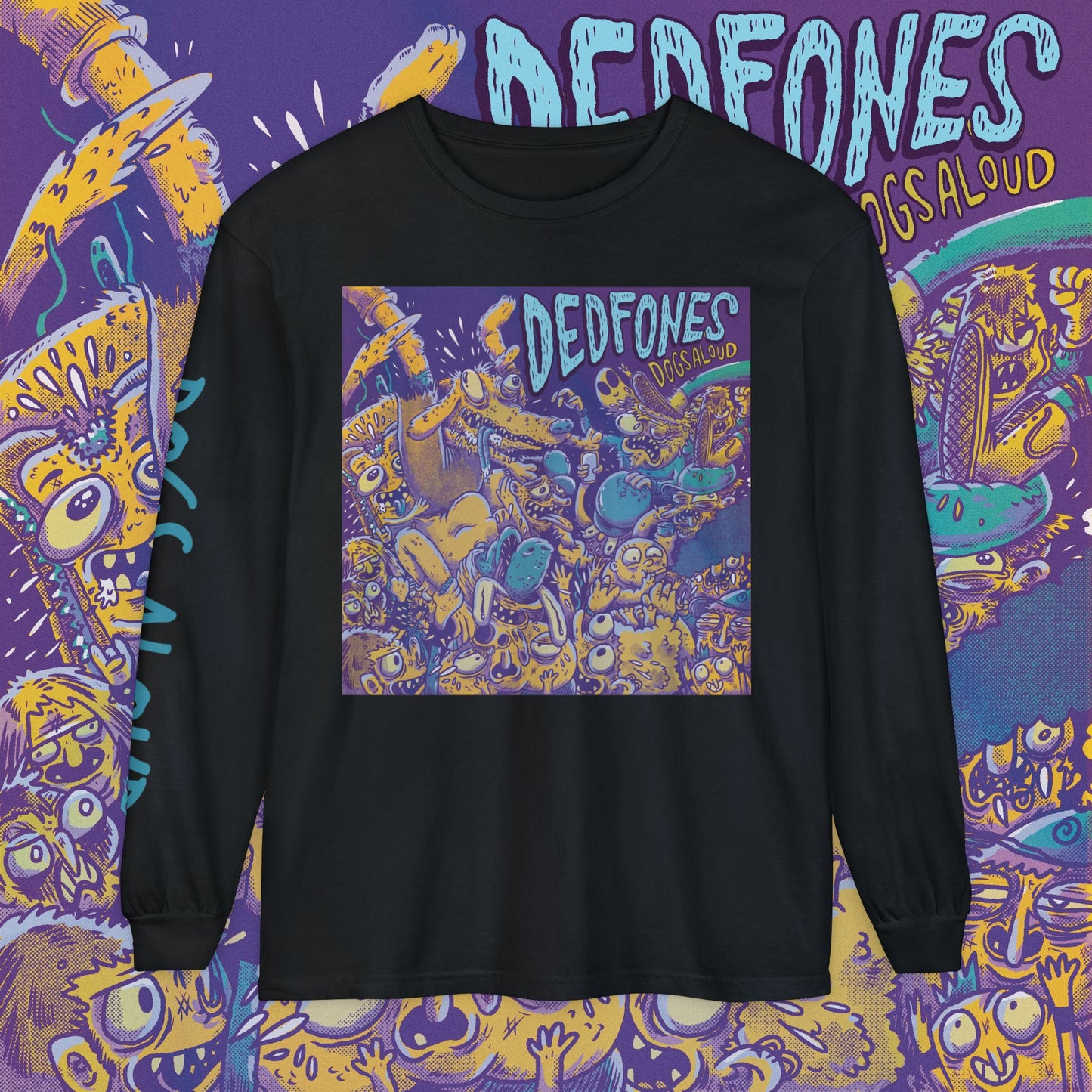 DEDFONES "DOGS ALOUD" Long Sleeve Tee