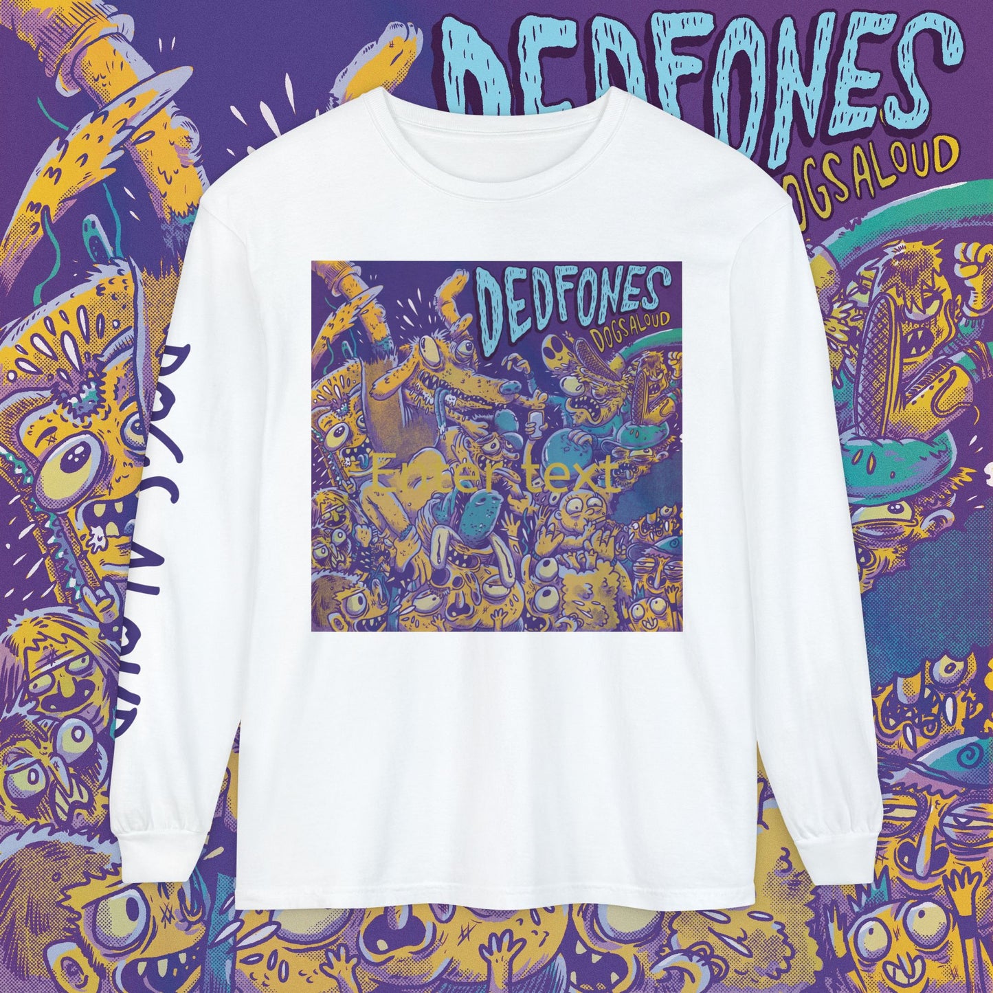 DEDFONES "DOGS ALOUD" Long Sleeve Tee