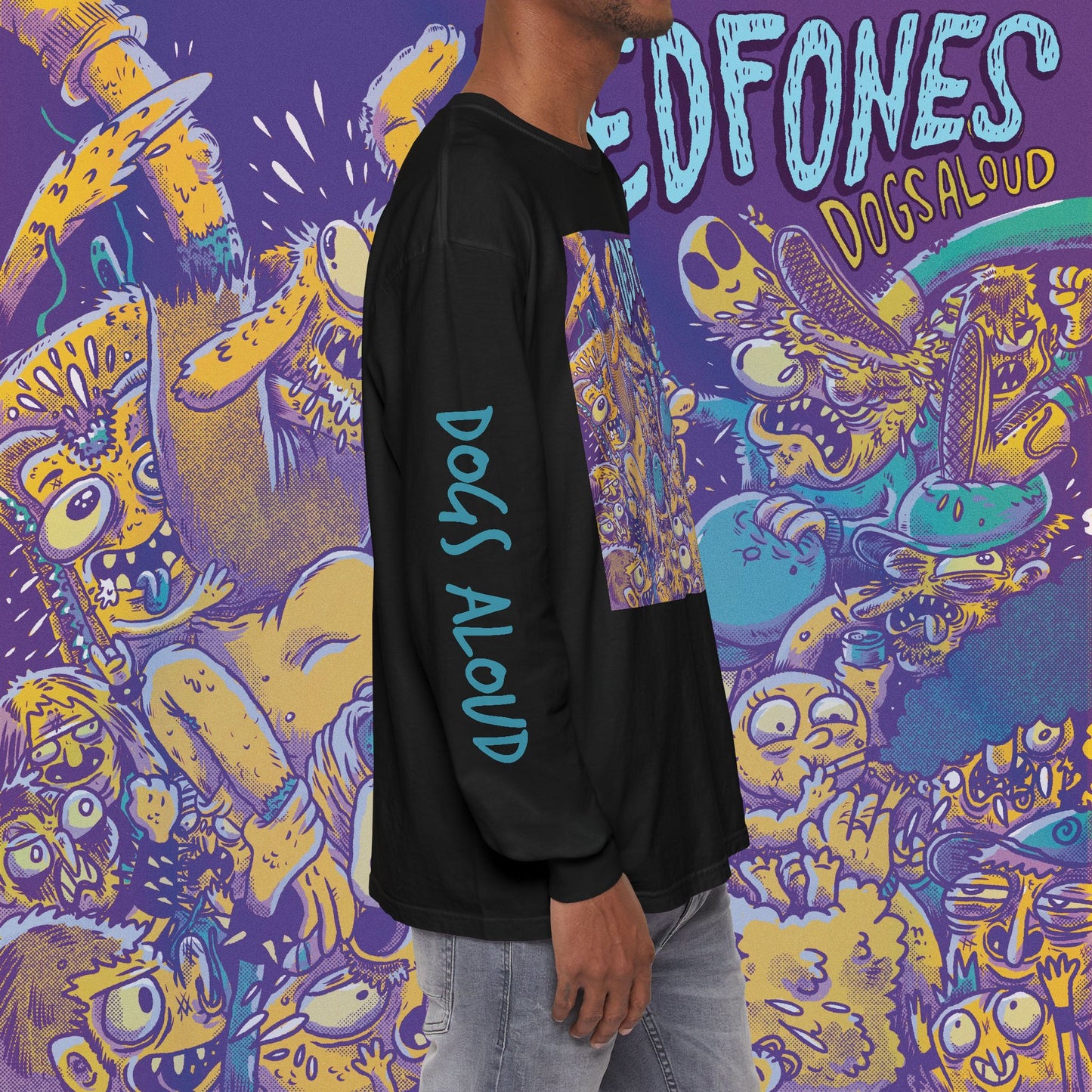 DEDFONES "DOGS ALOUD" Long Sleeve Tee