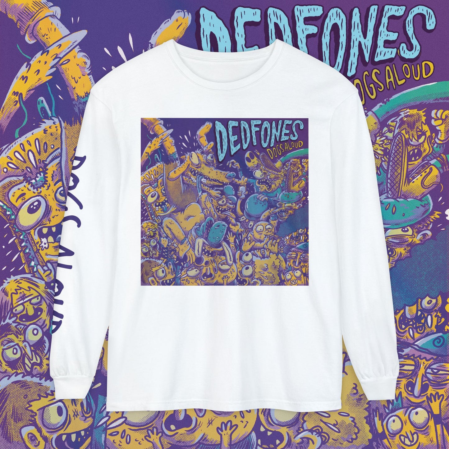 DEDFONES "DOGS ALOUD" Long Sleeve Tee