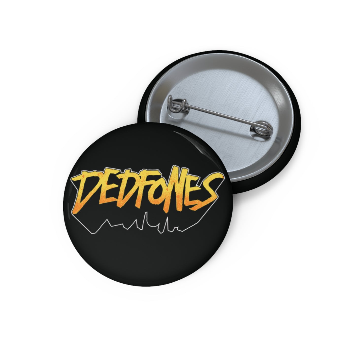 DEDFONES Logo Pin Button